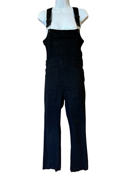 Torn by Ronny Kobo Pants - Torn by Ronny Kobo Denim Flare Leg Overalls Black Wash Size 27 Contemporary